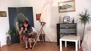 Attractive older gal is going to get fucked by a youngster