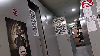 Redhead MILF sucks and fucks big black cocks gloryhole style