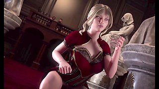 Busty maid in Genesis Order ready to serve you