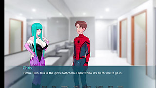 dabby and anon make hot romantic seen in summertime saga part 7