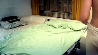 Steamy Step Mom Spooning Step Son in 4K - Taboo Bed Sharing & Hot MILF Action
