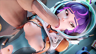 Futuretist Intense Hardcore Sex Sultry Vixen Ravished by Massive Monster Cock with Deep Throat and Sweet