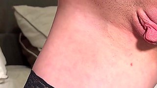 My Cuck in Flat Chastity Watches Me Take Real BBC