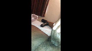 Mistress Rosa pegging her sissy bottom - who's next
