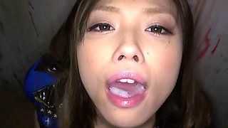 Ayumu sena bukkake cum in swallow