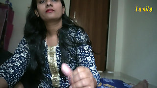 Desi Indian couple creampie riding on dick and romantic kissing hot fuck