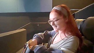 Movie Theater Date With My Nympho Girlfriend - Creampie And Cum On Her Face