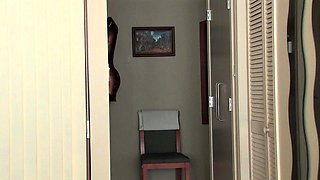 Cute curly brunette solo webcam masturbation