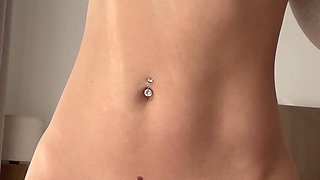 The perfect shaved pussy goes best with perfect natural tits ;)