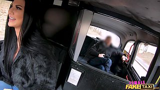 Jasmine Jae V Public Agent - brunette bitch gives deepthroat blowjob in taxi Jasmine Jae