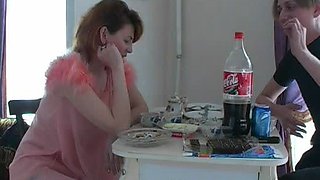 russian mature housewife and young guy