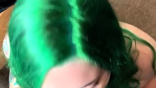 Mexicana blowjob with her big boobs