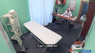 Faux clinic - doctor love fucking a hot russian in his office