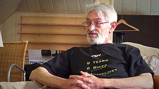 Tight reverent teen is going to fuck a gross older guy