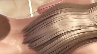 Doggystyle Fuck On Stairs In The Bath - POV And Cumshot On Her Back 3D Animation Porn