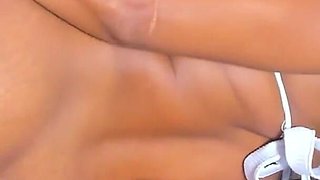 Two Horny Lesbians Playing Together While Being Fucked by a Dildo