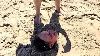 Outdoor BDSM threeway fun with two femdom vixens