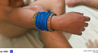 Indian wife sexes with boss