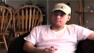 Naughty str8 guy solo masturbating