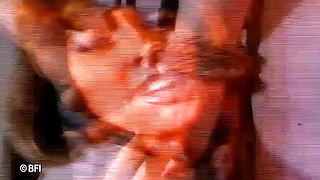 Weak wives in vintage BDSM video