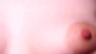 Full - Homemade Nipple Shaking Orgasm From Petite Brunette