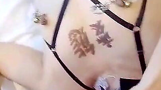 Mayu No77 Collar, Nipple Piercing, Sex, Blindfold, Deep Throat, Anal Licking, Squirting, Creampie