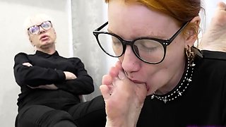 Bondage lesbian foot fetish