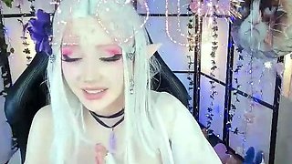 Horny japanese teen oiled and toyed