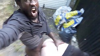 Leonard Brose, the first black Italian pornstar, gets down with a white girl who has a big booty