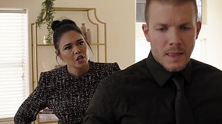 The guy licks the tattooed milf pussy of Dana Vespoli