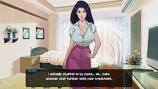 Animated mother getting aroused in naughty scenarios
