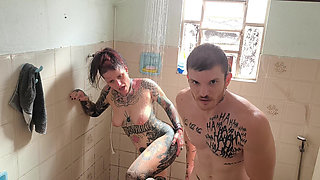 Fucking the Ass in the Shower