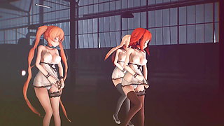 Mmd R-18 Anime Girls Sexy Dancing (clip 21)