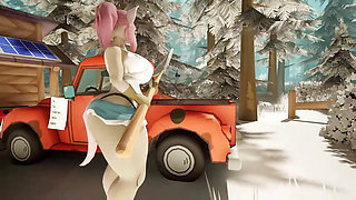 SURVIVING THE NIGHT AND GETTING FUCKED IN THE WOODS BY A FUTANARI! - The Haunted Acres
