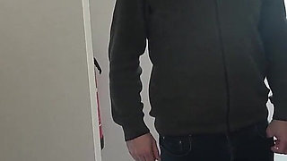 Guy Recognizes Us! Spontaneous Hotel Threesome