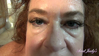 Auntjudys - Your Horny Mature Redhead Step-aunt Mrs. Ginger Gives You a Handjob (pov)