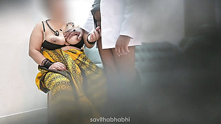Doctor misusing poor patient in clinic