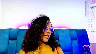 Black MILF with milky tits hot video