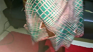 The Maid After Being Fucked Taking a Bath in the Dark