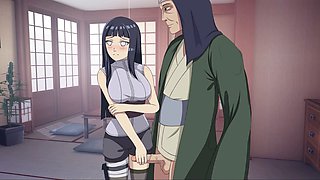 Hinata cheats on Naruto with her trainer Loveskysan69 in this anime fantasy