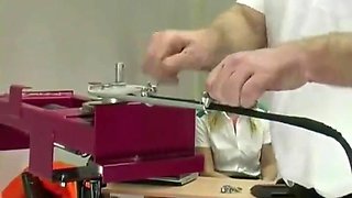 Kattie Gold - Spanking Machine - Ass Whipping