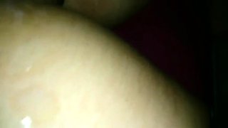 cum on girlfriends pussy while in bed