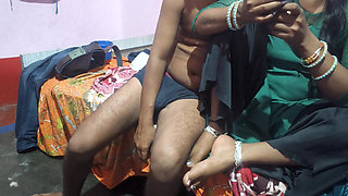 best Threesome Sex 2025 :-Rahul fucked his sister-in-law and wife by sucking their dick while they were cleaning the house