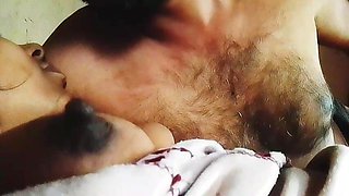 Malayalee Achayathi Gets Her Achayaan Sucking Her Nipples and Making Her Feel Good
