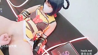 Asian schoolgirl enjoy group sex