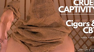 Cruel Captivity - Prisoner Subjected to Cigar and CBT Torment
