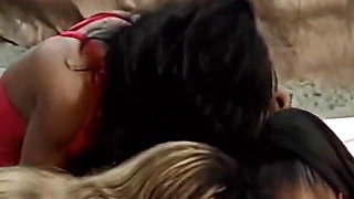 Black Freaks Going Wild on Black Cock