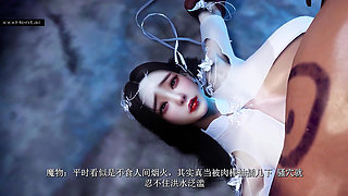 Black Cock Big Booty Bounce: Girl in Motion - 3D Animation Hentai