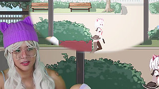 Cute Gamer Girl is Shocked Playing Syahata