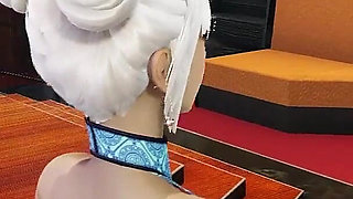 Blonde Mina Slow Tongue Likcking, Deepthroat Cumshot 3D Animation